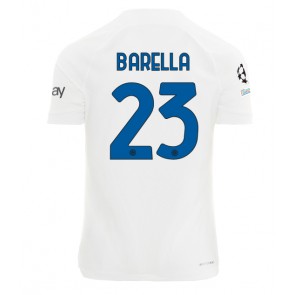 Inter Milan Nicolo Barella #23 Gostujuci Dres 2023-24 Kratak Rukavima